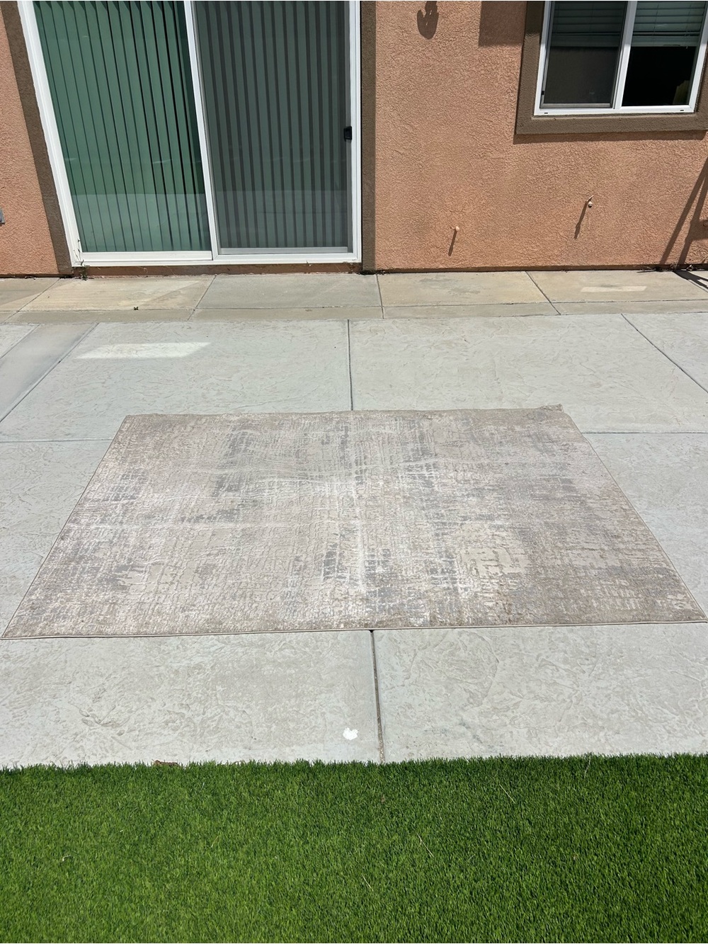 Calvin Klein Neutral Beige Indoor/Outdoor Door Mat